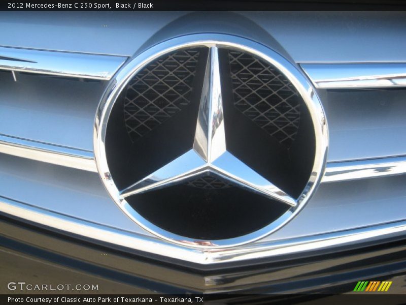 Black / Black 2012 Mercedes-Benz C 250 Sport