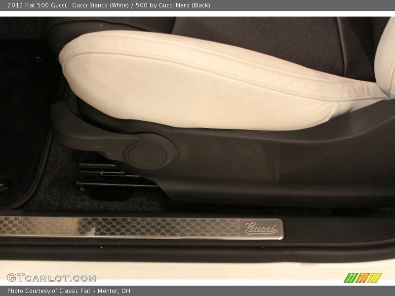 Gucci Bianco (White) / 500 by Gucci Nero (Black) 2012 Fiat 500 Gucci