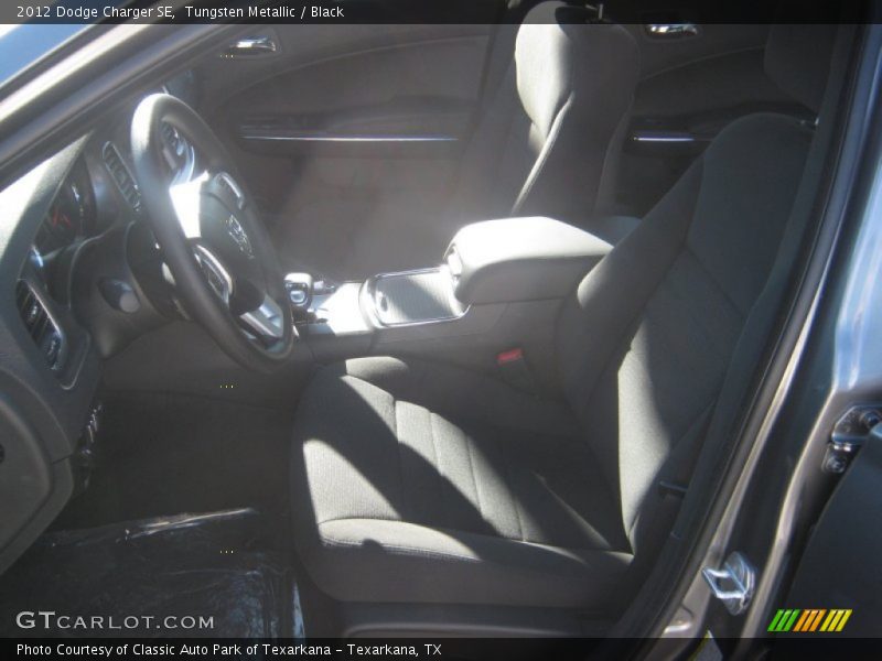 Tungsten Metallic / Black 2012 Dodge Charger SE