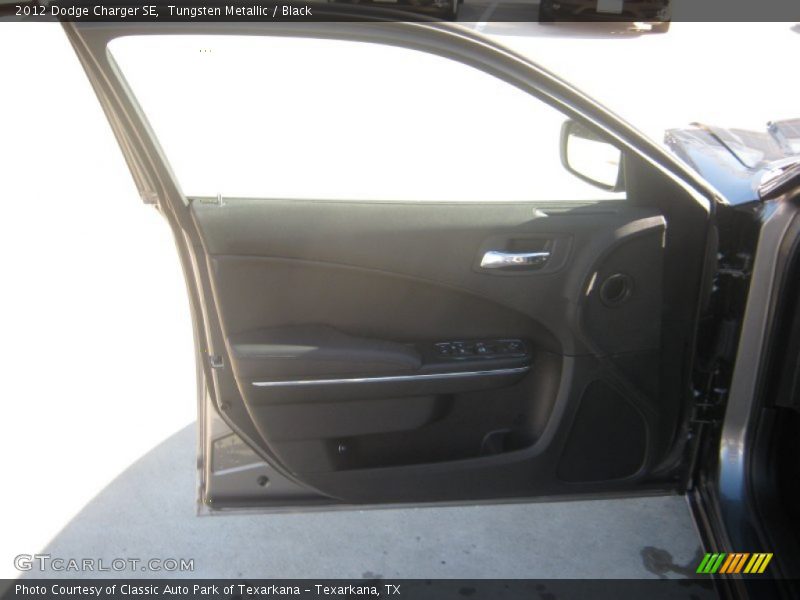 Tungsten Metallic / Black 2012 Dodge Charger SE