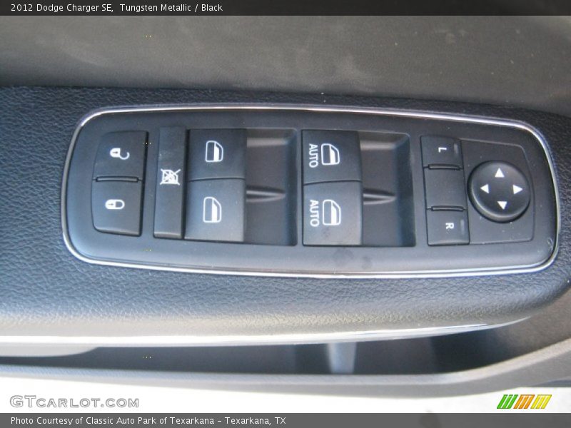 Tungsten Metallic / Black 2012 Dodge Charger SE