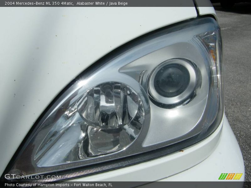 Alabaster White / Java Beige 2004 Mercedes-Benz ML 350 4Matic