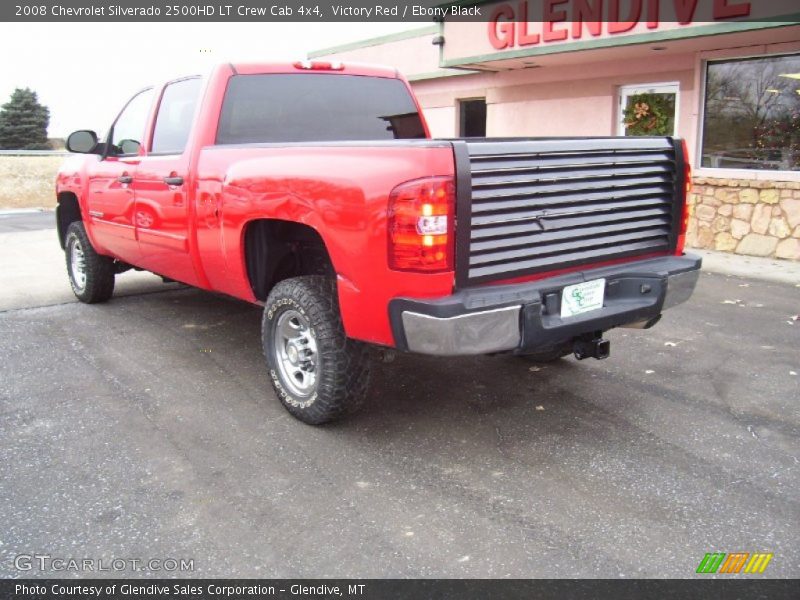 Victory Red / Ebony Black 2008 Chevrolet Silverado 2500HD LT Crew Cab 4x4