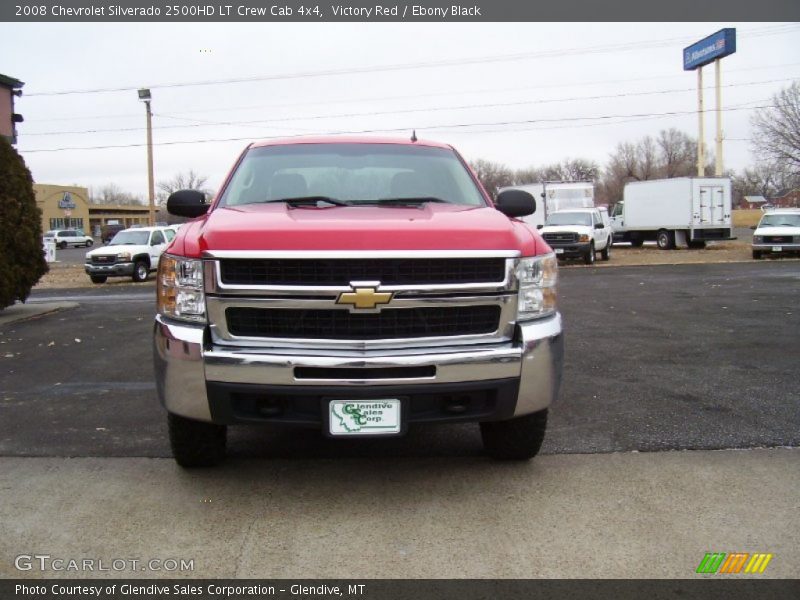 Victory Red / Ebony Black 2008 Chevrolet Silverado 2500HD LT Crew Cab 4x4