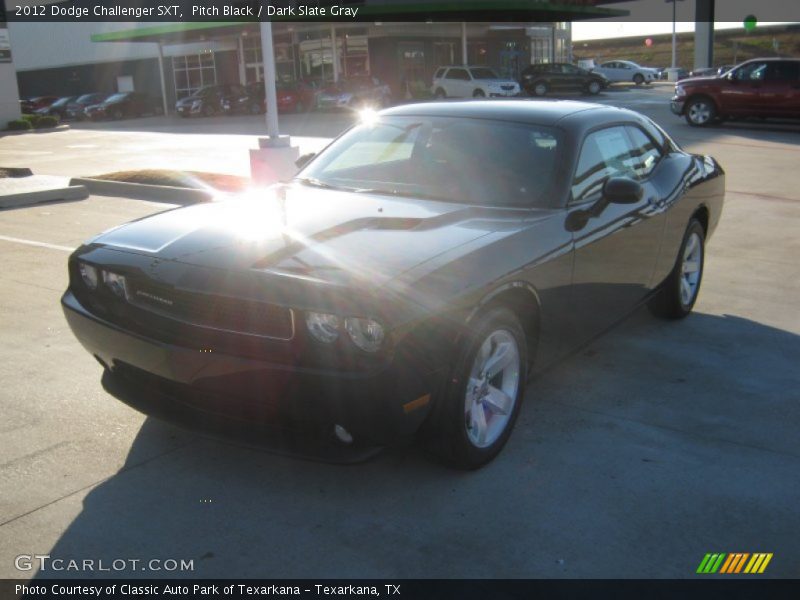 Pitch Black / Dark Slate Gray 2012 Dodge Challenger SXT