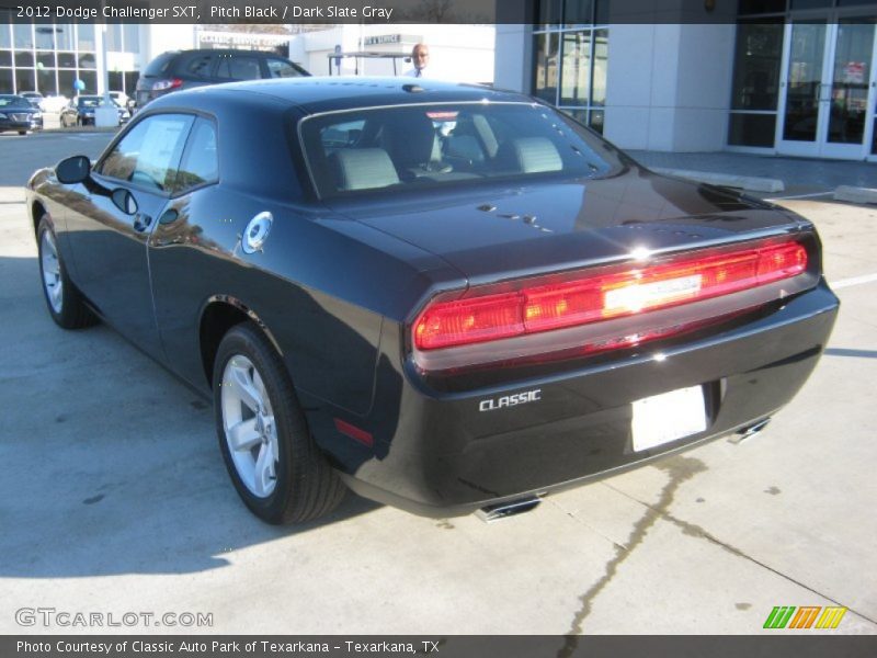 Pitch Black / Dark Slate Gray 2012 Dodge Challenger SXT