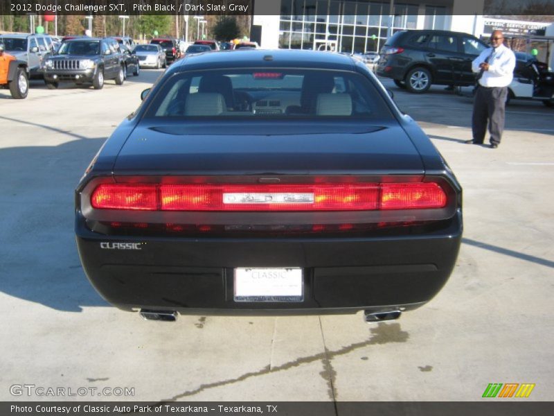 Pitch Black / Dark Slate Gray 2012 Dodge Challenger SXT