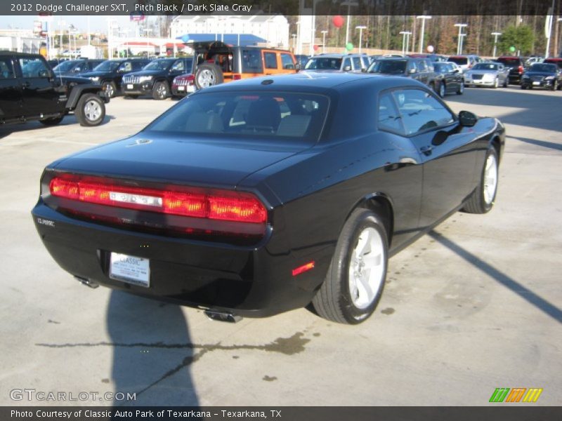 Pitch Black / Dark Slate Gray 2012 Dodge Challenger SXT