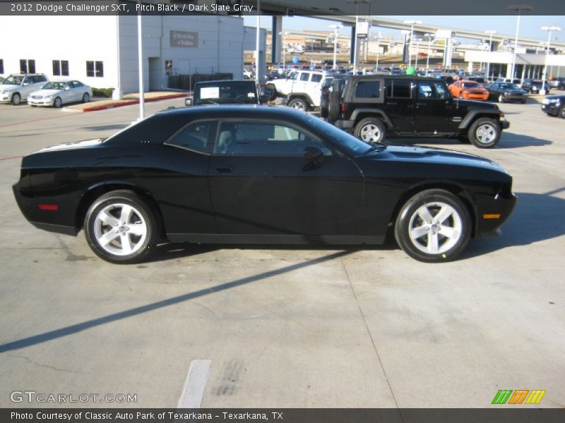 Pitch Black / Dark Slate Gray 2012 Dodge Challenger SXT