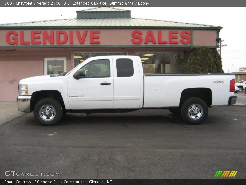 Summit White / Ebony 2007 Chevrolet Silverado 2500HD LT Extended Cab 4x4