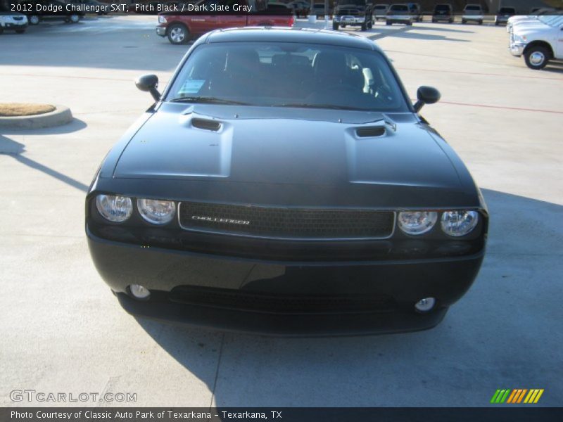 Pitch Black / Dark Slate Gray 2012 Dodge Challenger SXT