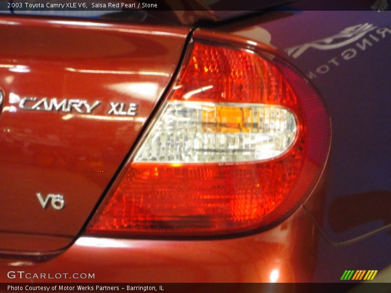 Salsa Red Pearl / Stone 2003 Toyota Camry XLE V6