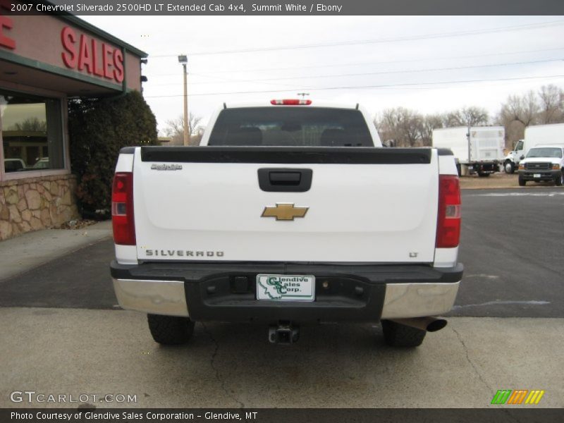 Summit White / Ebony 2007 Chevrolet Silverado 2500HD LT Extended Cab 4x4