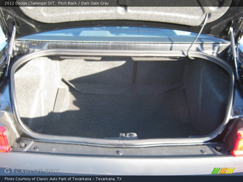 Pitch Black / Dark Slate Gray 2012 Dodge Challenger SXT