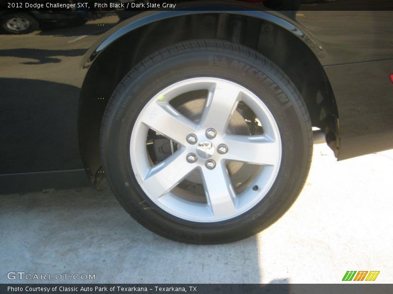 Pitch Black / Dark Slate Gray 2012 Dodge Challenger SXT