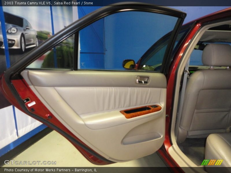 Salsa Red Pearl / Stone 2003 Toyota Camry XLE V6