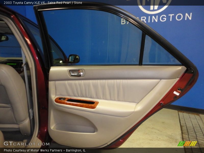 Salsa Red Pearl / Stone 2003 Toyota Camry XLE V6
