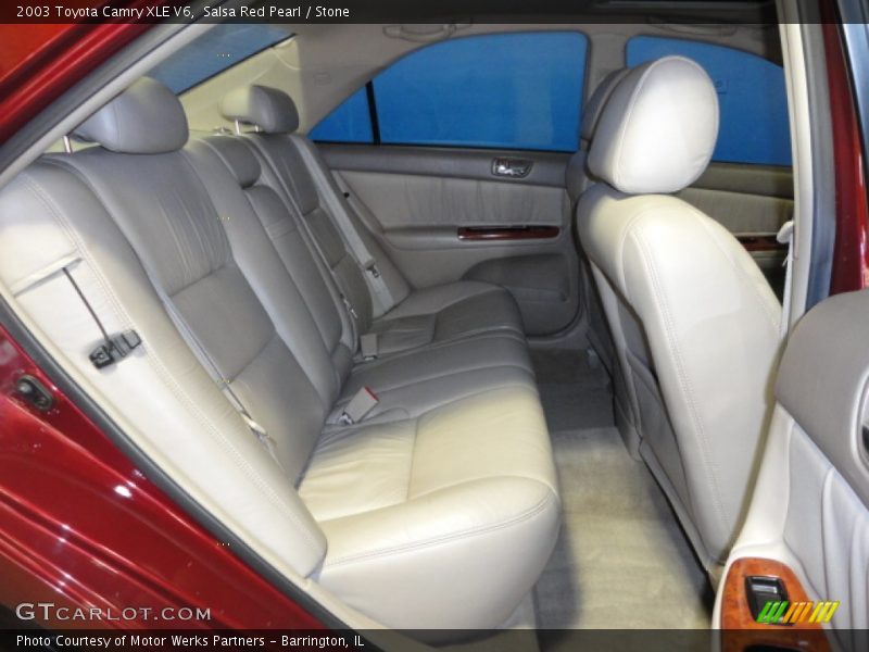 Salsa Red Pearl / Stone 2003 Toyota Camry XLE V6