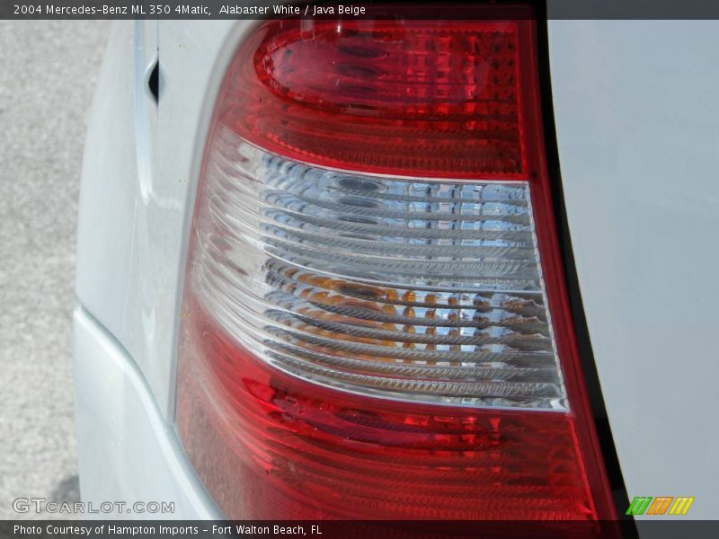 Alabaster White / Java Beige 2004 Mercedes-Benz ML 350 4Matic