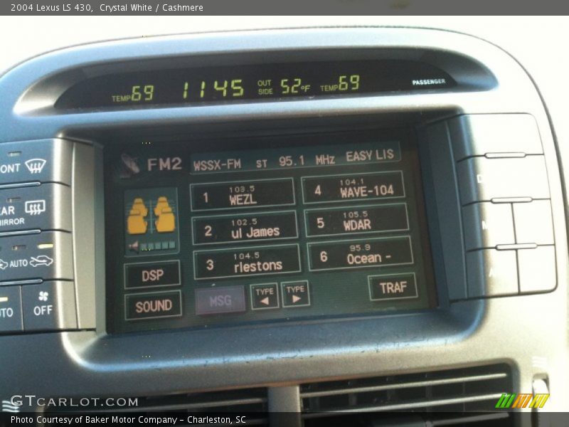 Crystal White / Cashmere 2004 Lexus LS 430