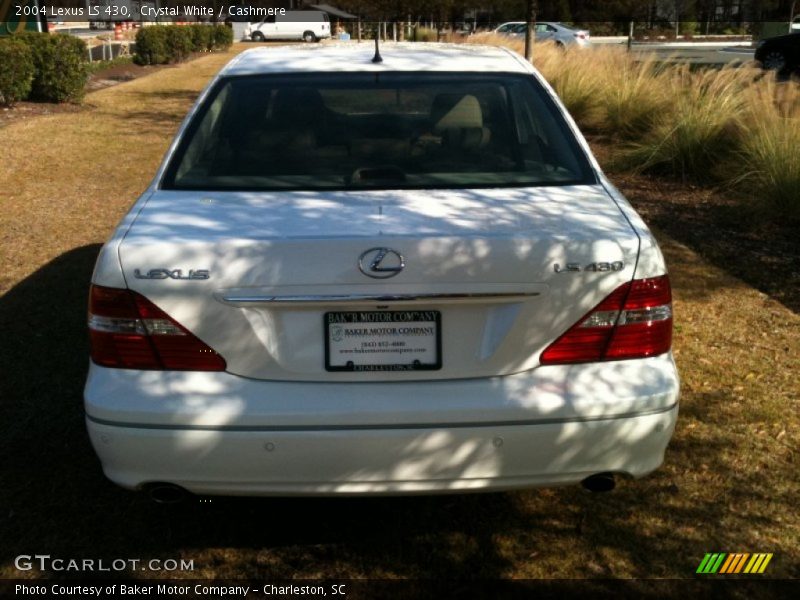 Crystal White / Cashmere 2004 Lexus LS 430