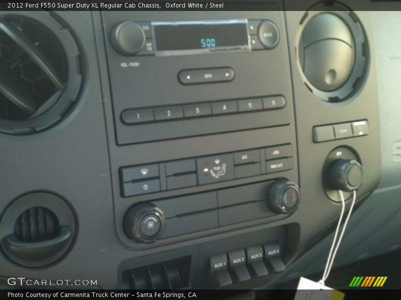Controls of 2012 F550 Super Duty XL Regular Cab Chassis