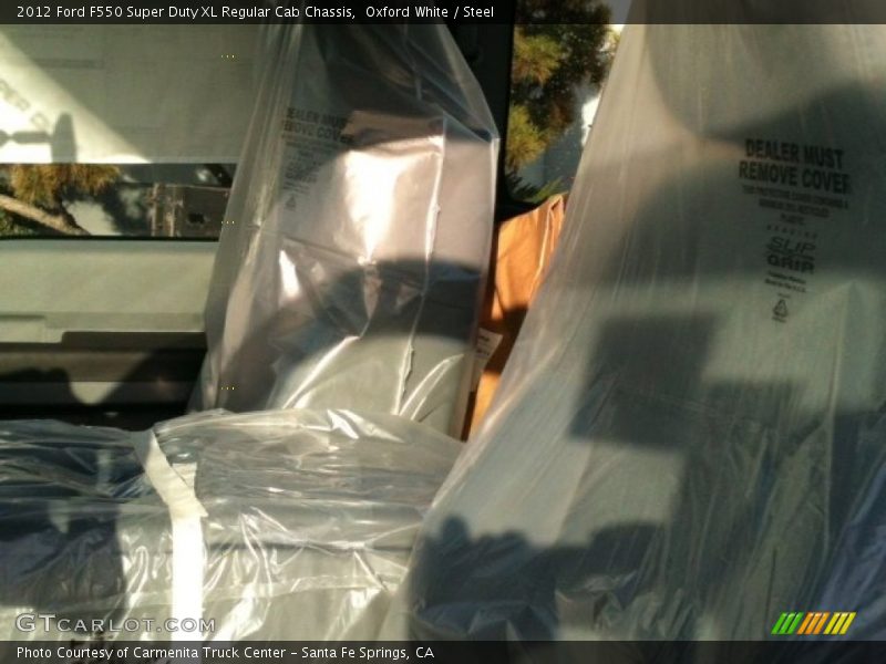 Oxford White / Steel 2012 Ford F550 Super Duty XL Regular Cab Chassis