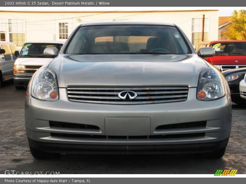 Desert Platinum Metallic / Willow 2003 Infiniti G 35 Sedan