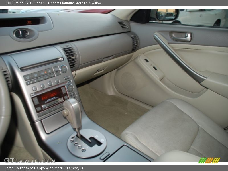 Desert Platinum Metallic / Willow 2003 Infiniti G 35 Sedan