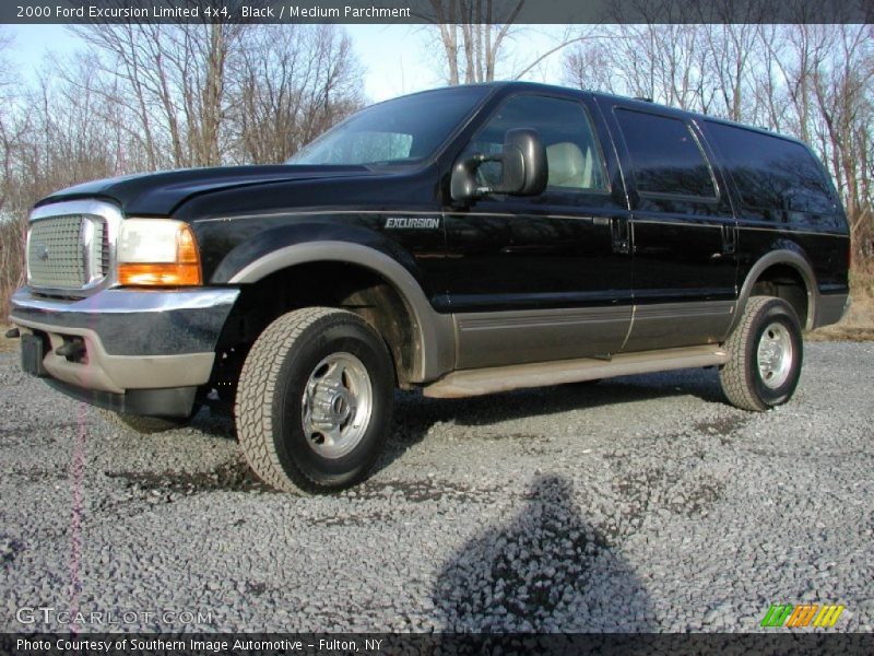 Black / Medium Parchment 2000 Ford Excursion Limited 4x4