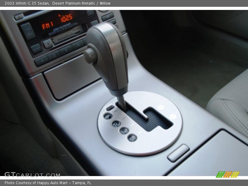 2003 G 35 Sedan 5 Speed Automatic Shifter