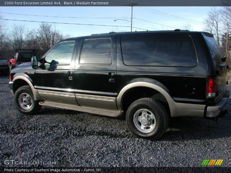 Black / Medium Parchment 2000 Ford Excursion Limited 4x4