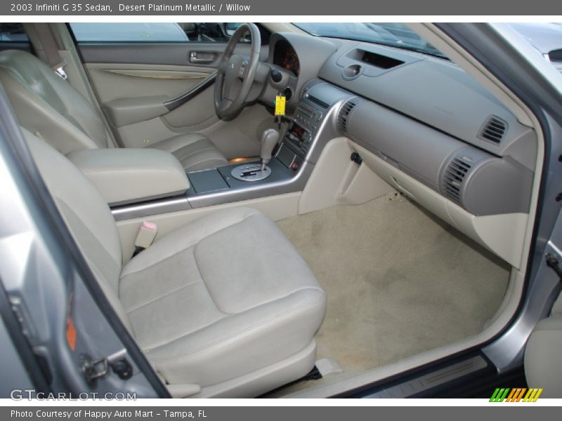  2003 G 35 Sedan Willow Interior