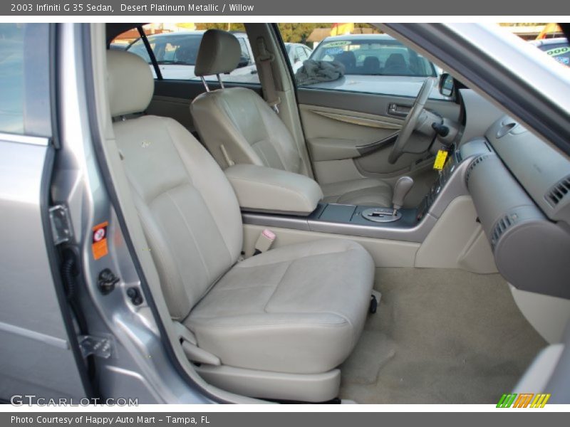  2003 G 35 Sedan Willow Interior