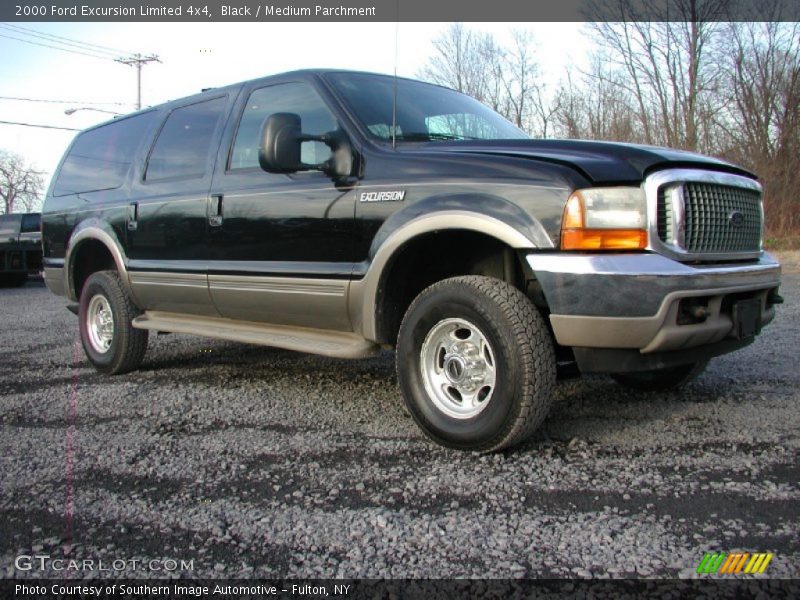 Black / Medium Parchment 2000 Ford Excursion Limited 4x4