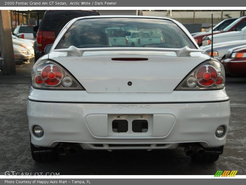 Arctic White / Dark Pewter 2000 Pontiac Grand Am GT Sedan