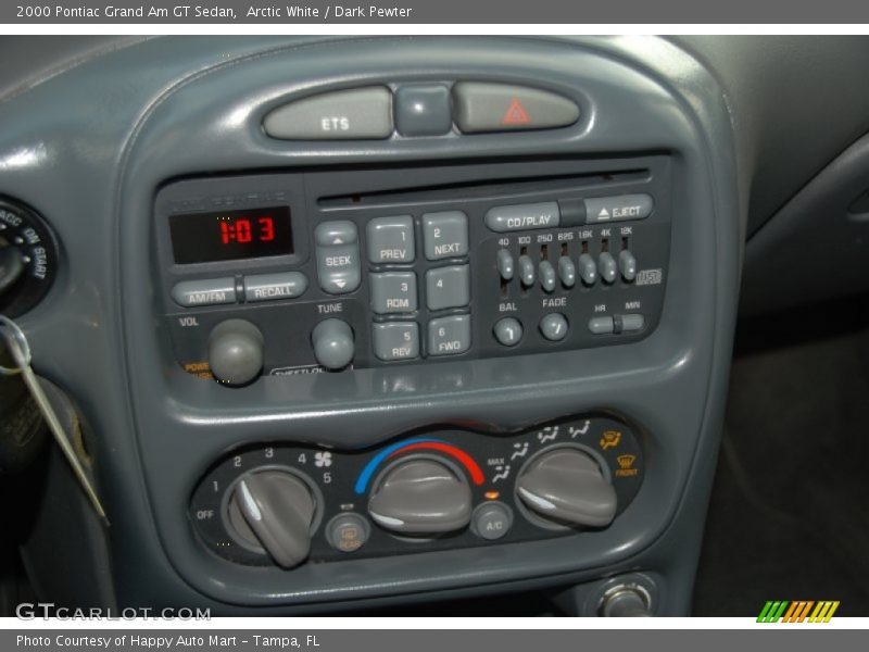 Arctic White / Dark Pewter 2000 Pontiac Grand Am GT Sedan