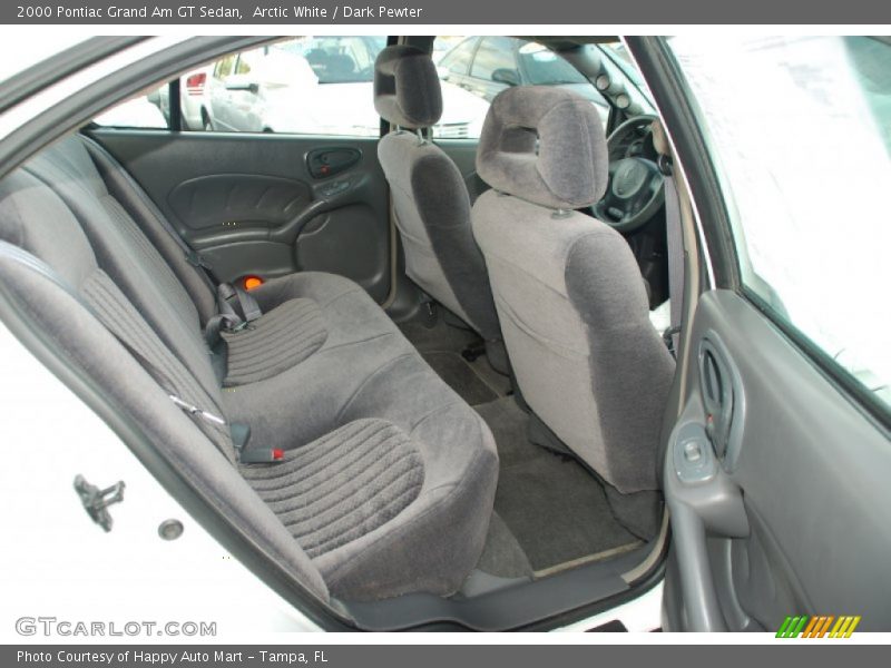 Arctic White / Dark Pewter 2000 Pontiac Grand Am GT Sedan