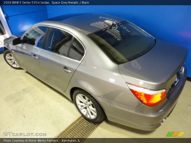 Space Grey Metallic / Black 2009 BMW 5 Series 535xi Sedan