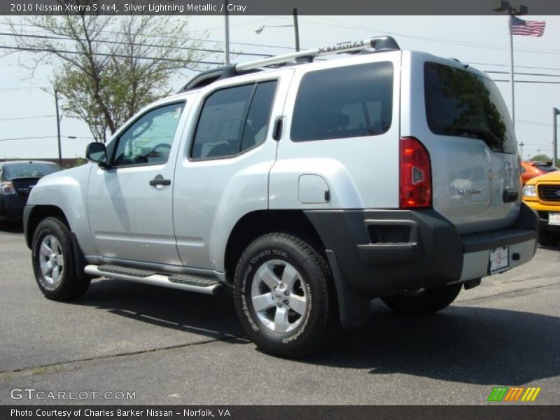 Silver Lightning Metallic / Gray 2010 Nissan Xterra S 4x4