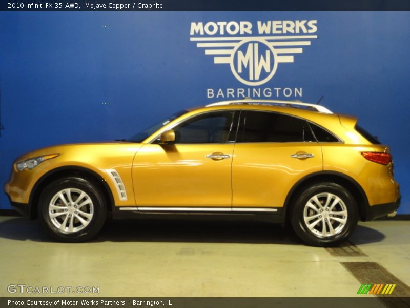 Mojave Copper / Graphite 2010 Infiniti FX 35 AWD