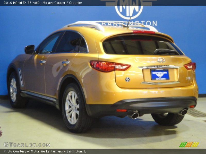 Mojave Copper / Graphite 2010 Infiniti FX 35 AWD