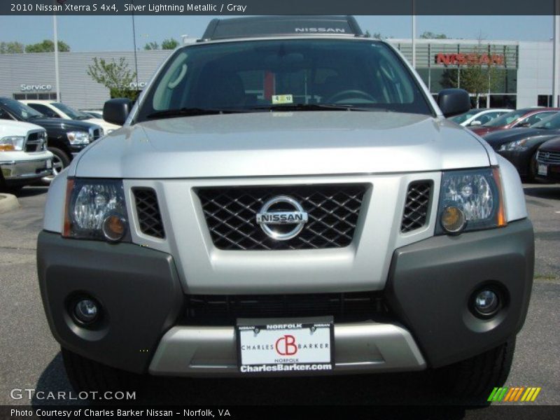 Silver Lightning Metallic / Gray 2010 Nissan Xterra S 4x4