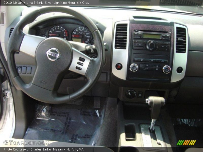 Silver Lightning Metallic / Gray 2010 Nissan Xterra S 4x4