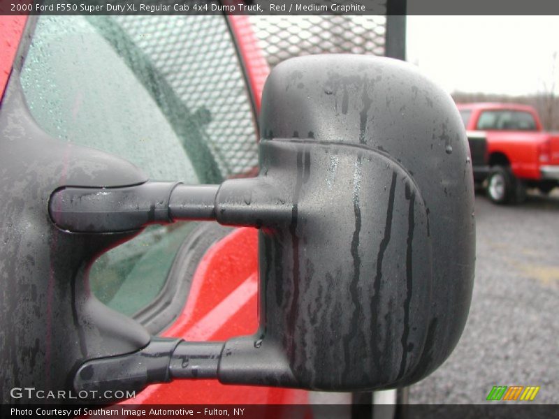 Red / Medium Graphite 2000 Ford F550 Super Duty XL Regular Cab 4x4 Dump Truck