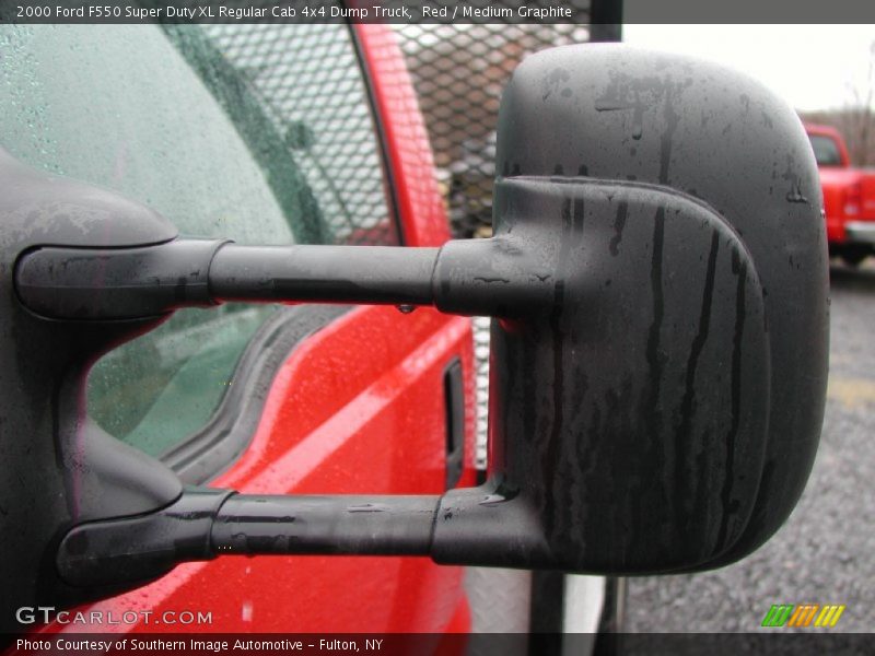 Red / Medium Graphite 2000 Ford F550 Super Duty XL Regular Cab 4x4 Dump Truck