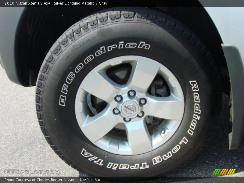Silver Lightning Metallic / Gray 2010 Nissan Xterra S 4x4