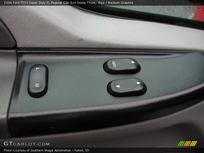 Red / Medium Graphite 2000 Ford F550 Super Duty XL Regular Cab 4x4 Dump Truck