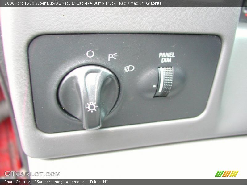 Red / Medium Graphite 2000 Ford F550 Super Duty XL Regular Cab 4x4 Dump Truck