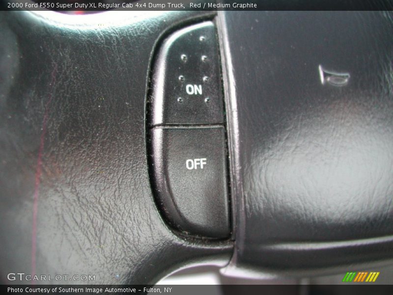 Red / Medium Graphite 2000 Ford F550 Super Duty XL Regular Cab 4x4 Dump Truck